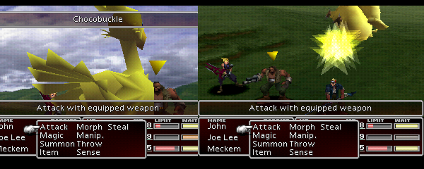 final fantasy vii enemy skill chocobuckle