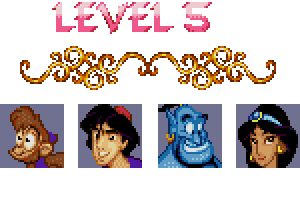 aladdin level 5 password