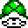 mario world koopa shell green