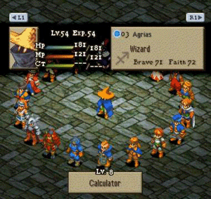 final fantasy tactics psp screen